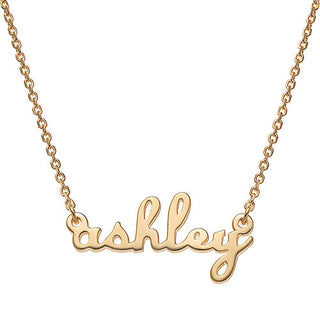 Sterling Silver Kid's Lowercase Script Name 16 Necklace