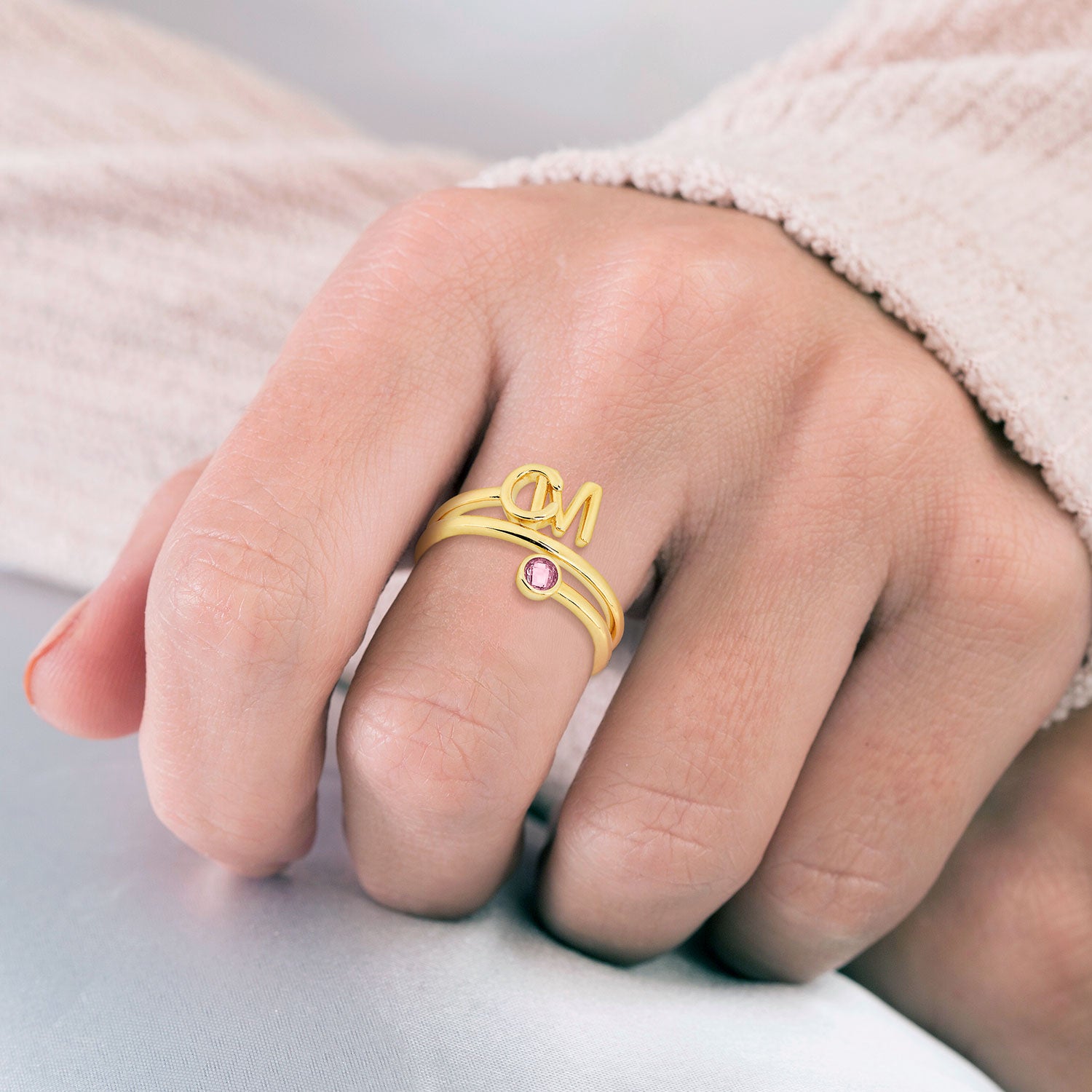 Birthstone wrap rings deals