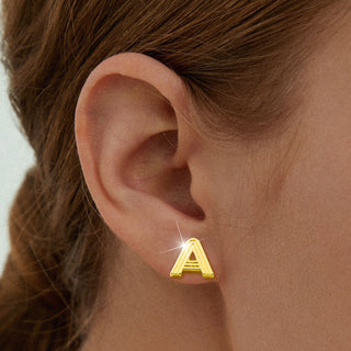 Hollywood Marquee Initial Earrings