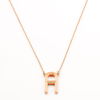 Hollywood Marquee Initial Necklace
