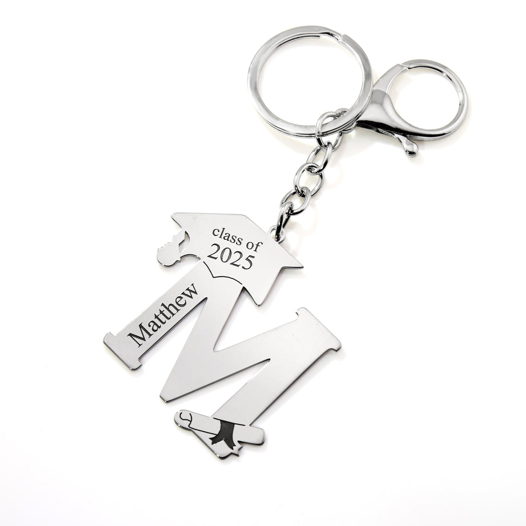 Personalized Graduation Cap Initial Necklace - Class of Year – Limoges ...