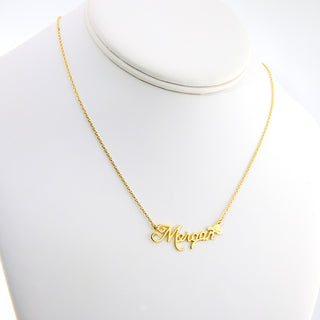 Personalized Script Name Necklace with Cowboy Hat