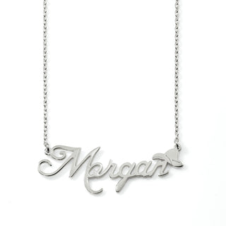 Personalized Script Name Necklace with Cowboy Hat