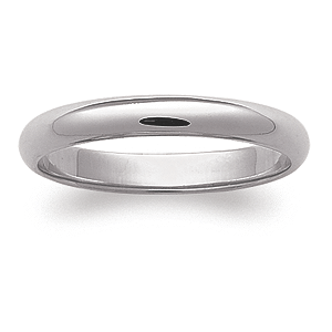 Sterling Silver 3mm Unisex Ring