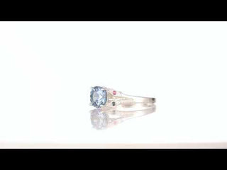14K Gold over Sterling Personalized Mother's Birthstone and Family Ring